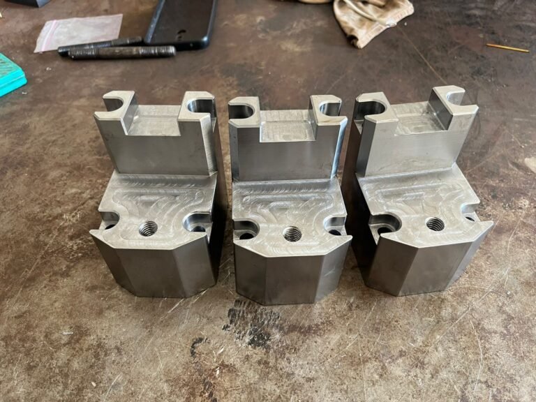Machined steel brackets